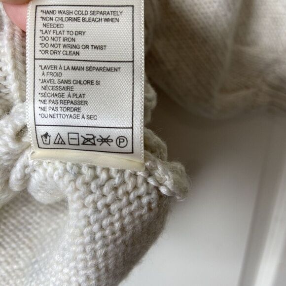 BB Dakota Steve Madden Come Here Soften Puff Sleeve Sweater Oatmeal Size XS - Picture 10 of 12